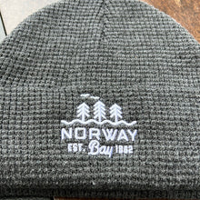 Load image into Gallery viewer, DARK GREY WAFFLE KNIT TOQUE